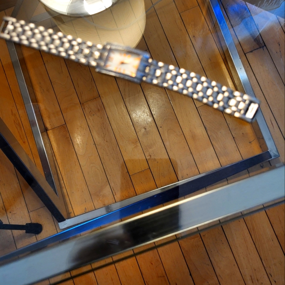 Women silver watch